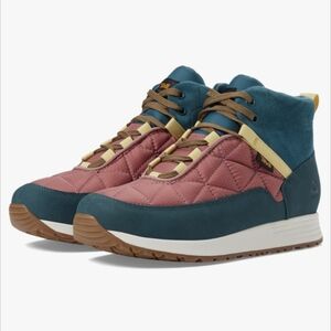 Teva Women's Quilted Sneakers - Teal, Pink, and Brown